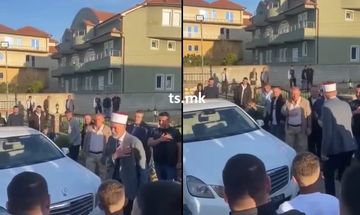 Banorët e Haraçinës i bëjnë dhuratë një veturë Mercedes në ditën e Bajramit hoxhës së fshatit (VIDEO)