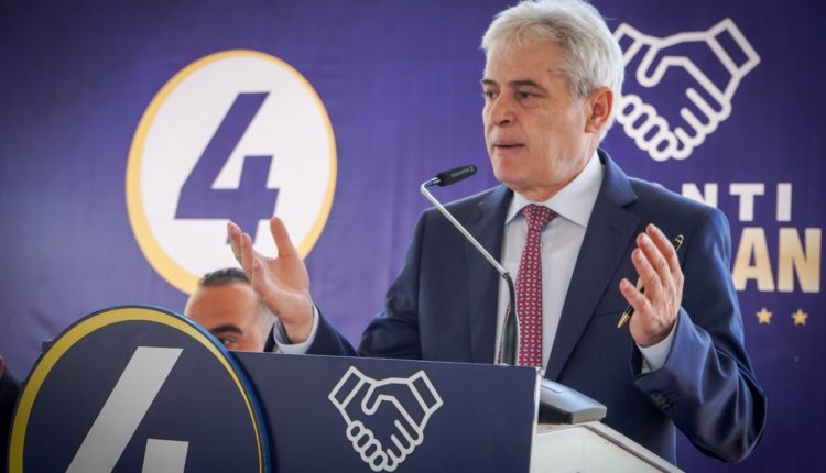 Ali Ahmeti nga Struga: Më 8 maj të vulosë fitoren Fronti Europian, të rrethojmë numrin 4