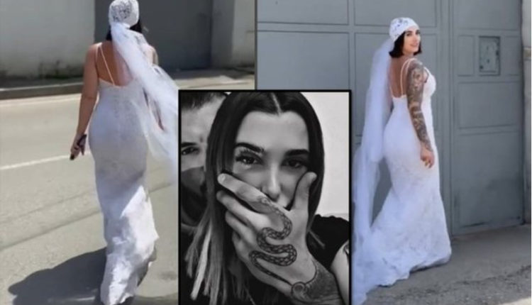 E rrallë në burgun 313 në Tiranë! E dashura i shkon e veshur si nuse të dashurit i penduar i drejtësisë: Deri sa vdekja të na ndajë! Video