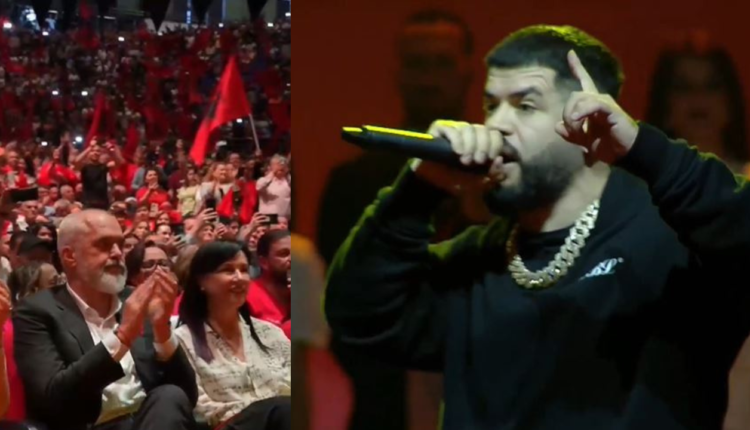 Rama e duartroket së bashku me Lindën, Noizy ndalon performancën: Meritojmë respektin e botës, për ata që nuk kanë besuar tek ne…