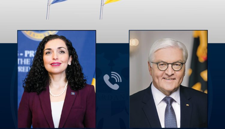 Osmani bisedon me presidentin gjerman për rëndësinë e anëtarësimit të Kosovës në KiE