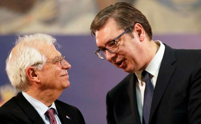 Vuçiq: Në takimin me Borrell thash se Kosova nuk e përmbushë marrëveshjen për Asociacionin