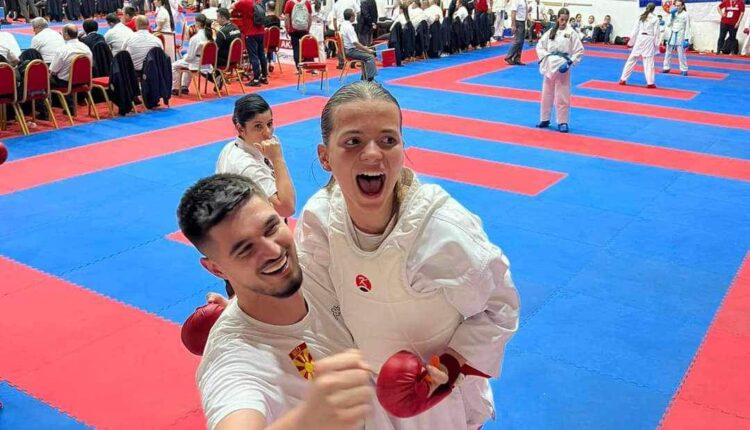 Tetovarja Erjona Emini, medalistja e vetme nga Maqedonia e Veriut në Kampionatin Ballkanik të karatesë