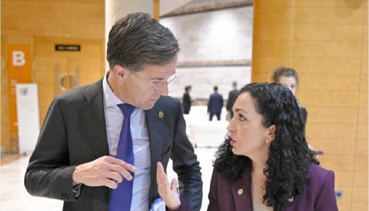 Osmani uron Rutten: Do punojmë bashkë për avancimin e anëtarëstimit të Kosovës në NATO