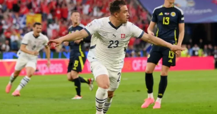 Xherdan Shaqiri futet në librin e rekordeve me euro-golin ndaj Skocisë