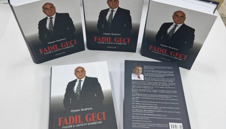 Doli nga shtypi libri i titulluar “FADIL GECI FIGURË E UNITETIT KOMBËTARE” autor Hysen Ibrahimi
