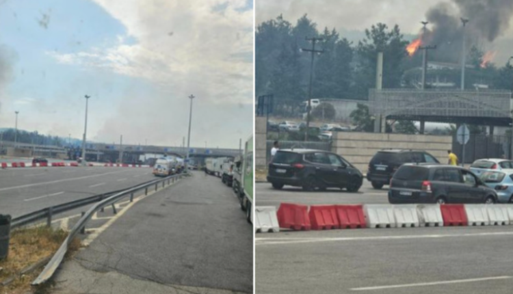 Zjarr në anën greke, MPB Maqedoni njofton se është mbyllur pika kufitare “Bogorodica”