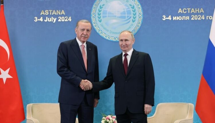 Presidenti turk Erdoğan dhe homologu rus Putin diskutojnë projektet strategjike dhe synimet në tregti