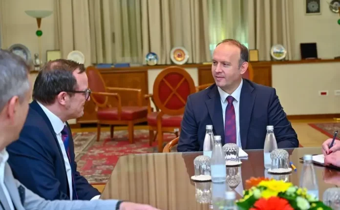 Takim i Gashit me përfaqësuesin zyrtar të fondacionit “Konrad Adenauer” në Shkup, Braun