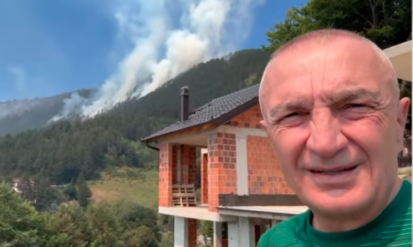 Ilir Meta në Prevallë: Trishtim i madh, po digjet pylli më i bukur – të reagohet shpejt, jo kur zjarri t’u afrohet banesave