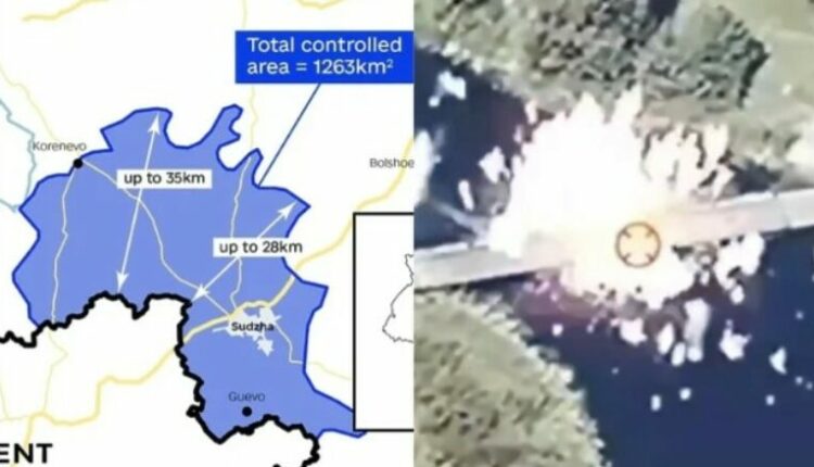 Mijëra ushtarë rusë raportohet se janë rrethuar shkaku i shkatërrimit të urave në Kursk