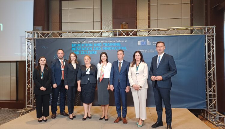 Janevska në takimin ministror për arsim, trajnim, kërkim, inovacion dhe kulturë në Ballkanin Perëndimor
