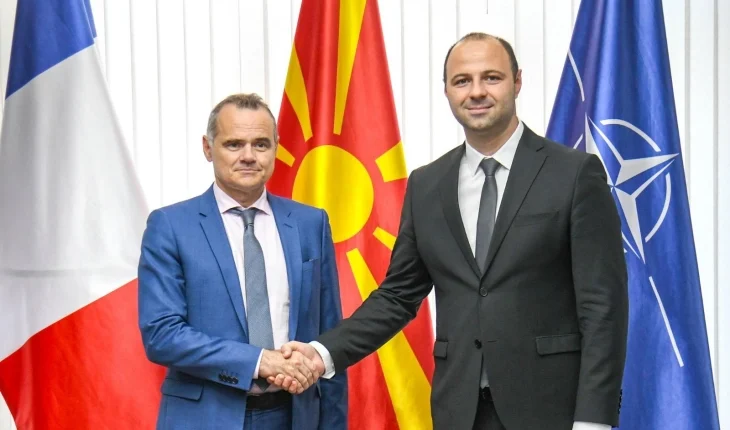 Takim i ministrit Misajllovski me ambasadorin e sapoemëruar francez Le Rigoler