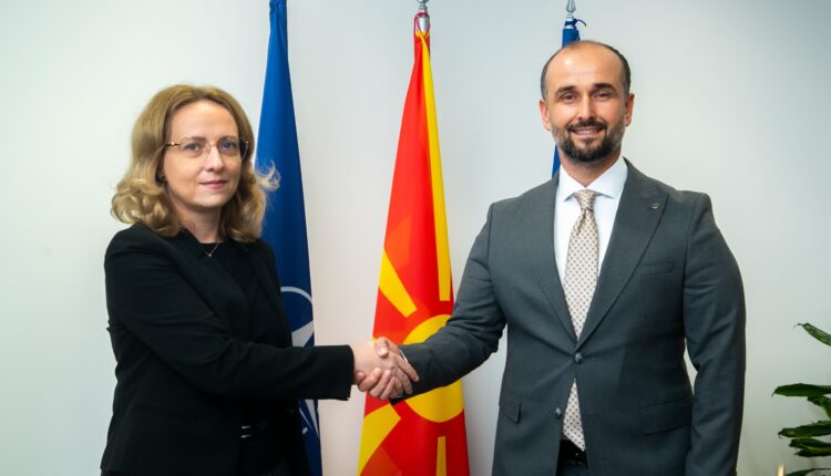 Takim i ministrit Murtezani dhe zv.ministres Trajkov me ambasadoren e Rumanisë Adella Monika Aksinte