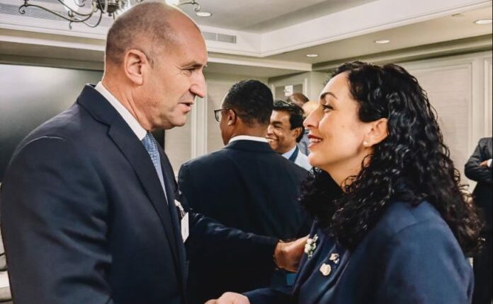 Osmani: Mirënjohëse për mbështetjen e palëkundur të Bullgarisë ndaj Kosovës