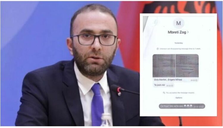 Bardhi u kërcenua me mesazhe në emër të Ervis Martinaj, SPAK del me njoftimin zyrtar