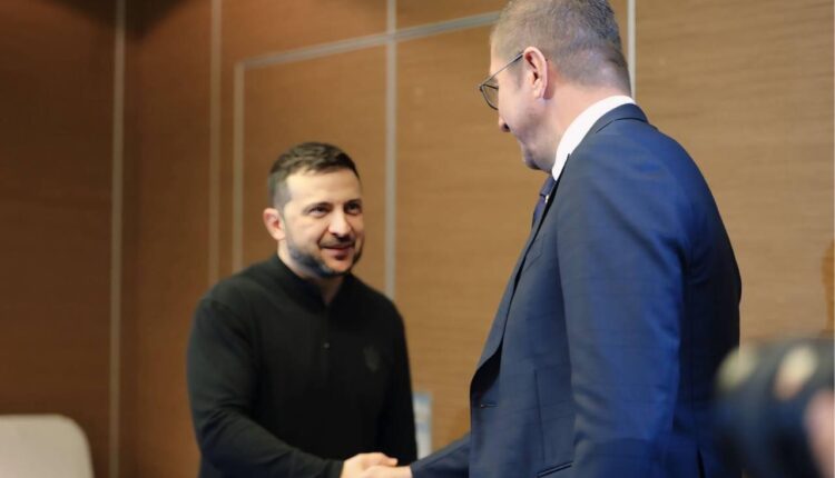 Mickoski pas takimit me Zelenskin: Shpreha mbështetjen dhe dëshirën time për arritjen e një paqe të qëndrueshme