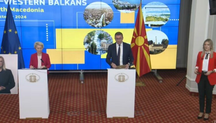 Mickoski: Mbetemi të përkushtuar në rrugën evropiane, presim mbështetje edhe nga BE-ja