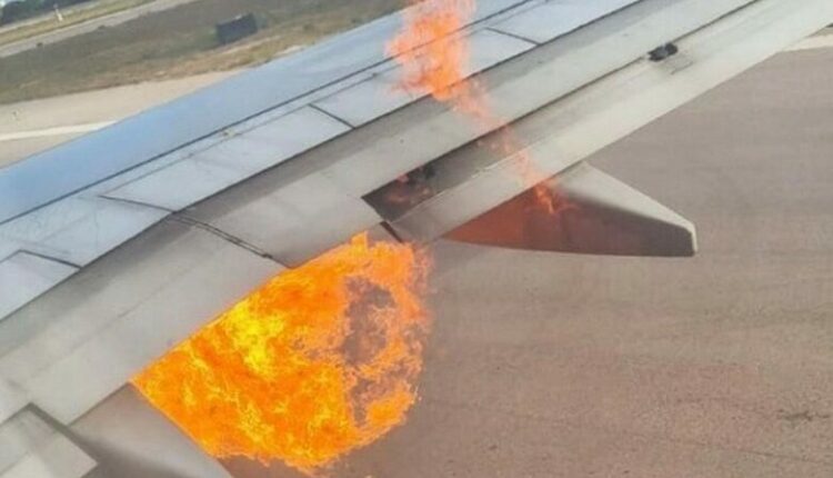 Panik në një aeroport në Itali, merr flakë motori i avionit me rreth 200 pasagjerë në bord