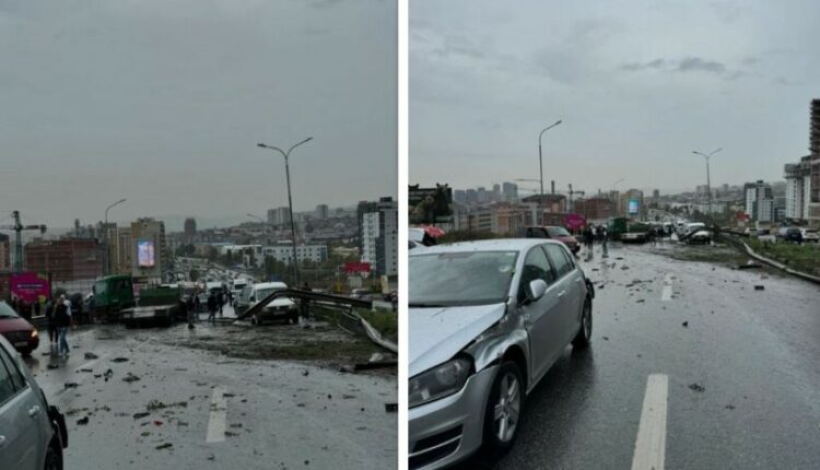 Aksidenti i rëndë në Veternik: 1 kamion dhe 11 vetura të përfshira