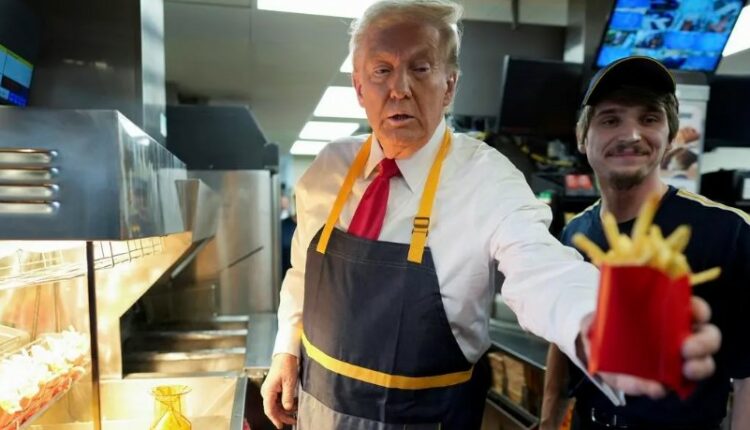 Trump fut Mc Donald’s në fushatën e tij pak para zgjedhjeve