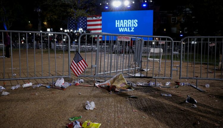 Ishte parashikuar një aheng në tubimin e demokratëve, pamje nga hapësira e braktisur nga mbështetësit e Kamala Harris