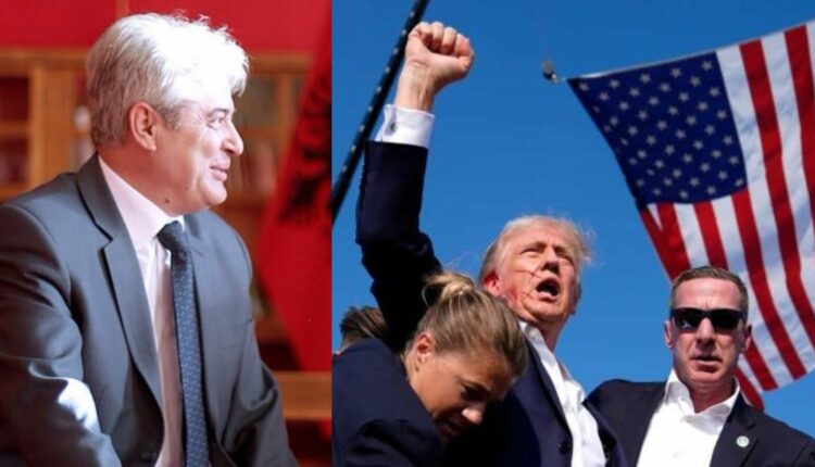 Ali Ahmeti uron Presidentin Amerikan Tramp