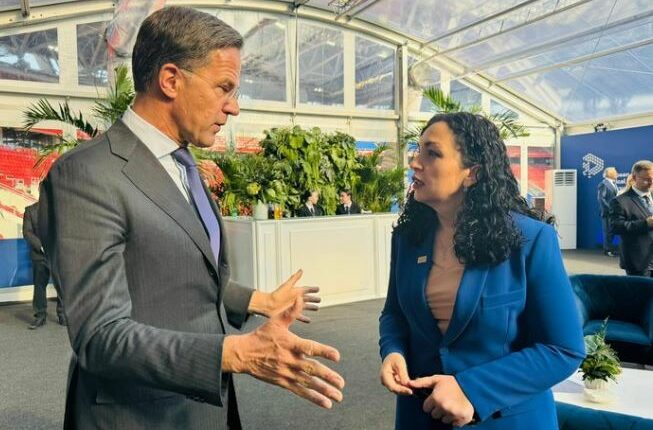Osmani takohet me Rutten, diskutojnë për situatën e sigurisë në Kosovë