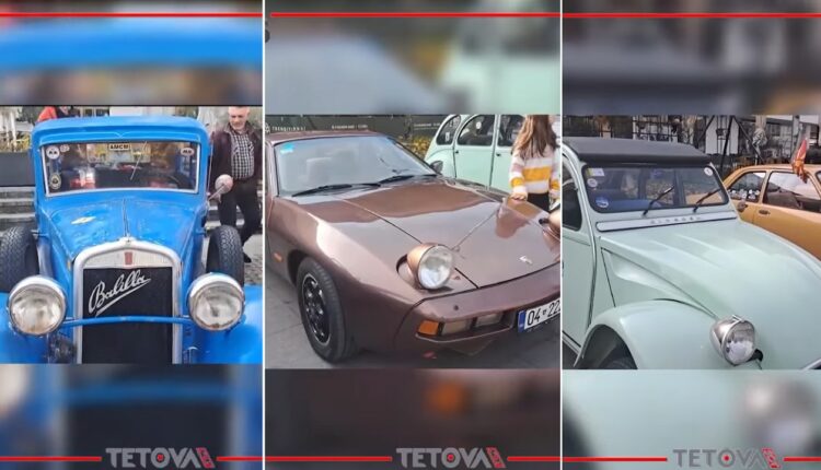 Në Tetovë u ekspozuan vetura të vjetra të njohura si Oldtimer (VIDEO)