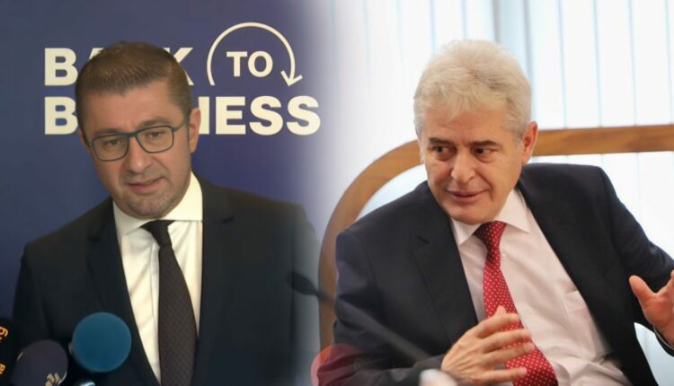 Mickoski: Partnerët ndërkombëtar janë të shqetësuar se Ahmeti dhe BDI janë faktor jostabiliteti në vend