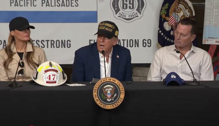 Trumpi dhe Grenelli në Kaliforni për të parë situatën pas zjarreve