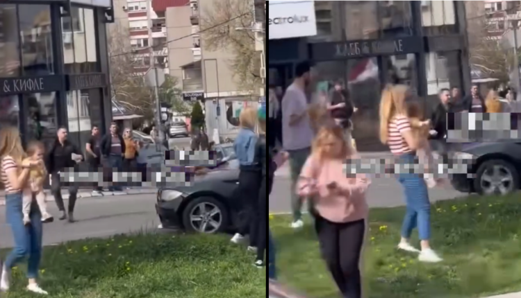 Pamje me video: Momenti kur një veturë godet qëllimshëm protestuesit anti-Vuçiq