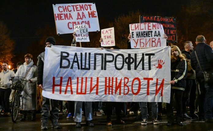 Shkup, mbahet sërish marsh protestues lidhur me zjarrin në Koçan