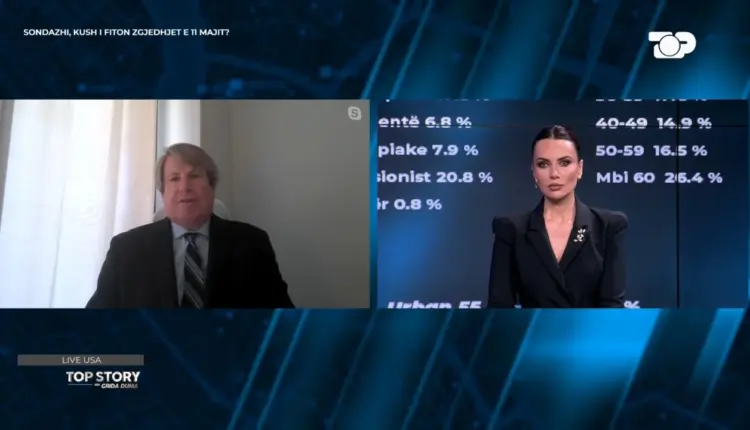 “50.7% e të anketuarve mendojnë se Shqipëria është në drejtimin e duhur”, McLaughlin: Shqiptarët mendojnë se do të bëhen pjesë e BE