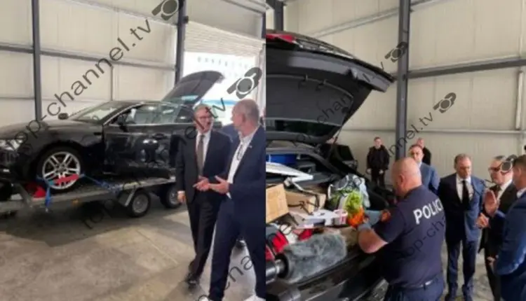 Fotot ekskluzive/ Kryeministri Keir Starmer në portin e Durrësit. Zbulohet qëllimi i vizitës