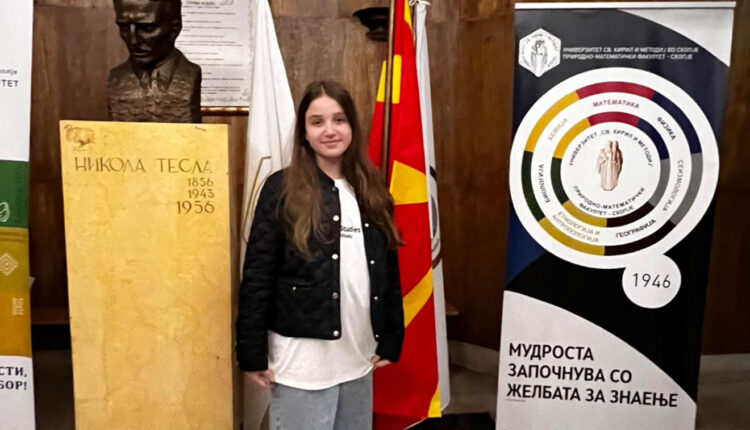 Lina Nesimi nga Gostivari, e dyta në garat republikane për Shkencat Natyrore