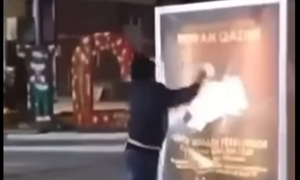 OVL e UÇK-së dënon vandalizimin e posterit të Komandant Lleshit në Bujanoc, kërkon presion ndërkombëtar mbi Serbinë
