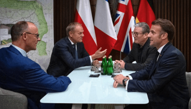 Si përgjigje ndaj paradës së Putinit, burrështetasit e vendeve më të fuqishme evropiane arrijnë në Kiev