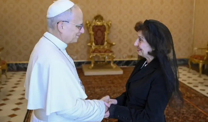 Presidendtja Siljanovska – Davkova në audiencë te Papa Leoni i XIV
