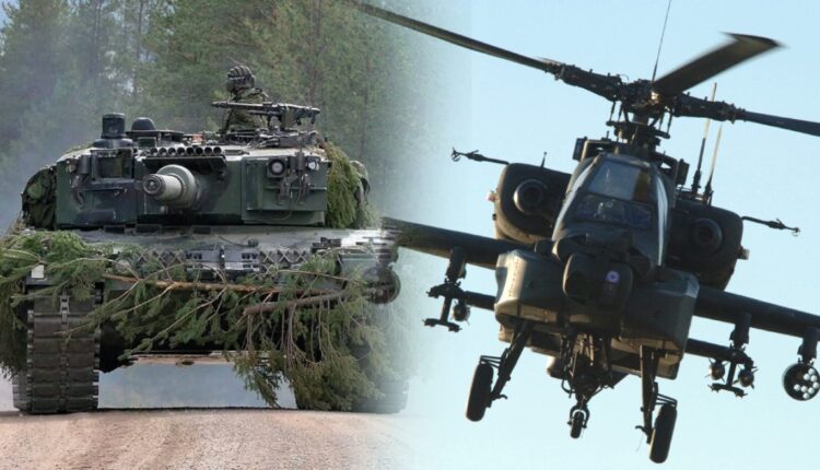 Tanket gjermanë Leopard II dhe helikopterët amerikanë Apache po vijnë në Maqedoni!