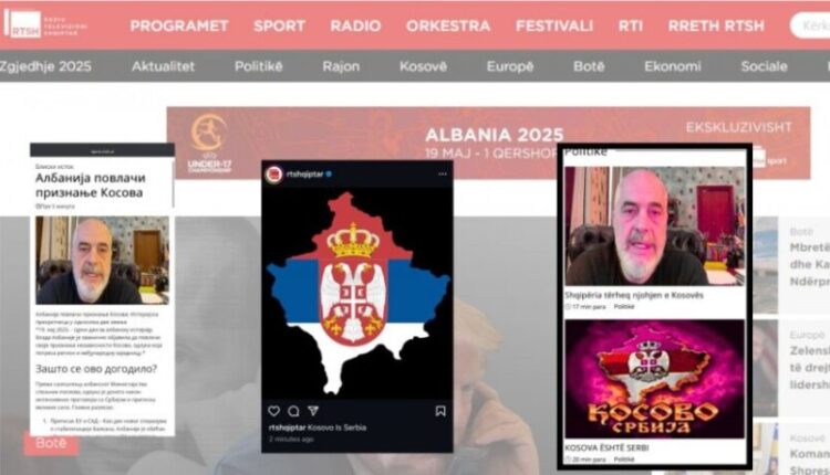 Hakerët serbë sulmojnë faqen e RTSH-së, vendosin lajme kundër Kosovës