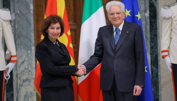 Matarella, Siljanovska Davkovës: BE nuk duhet t’ju lejojë të jeni viktimë e çështjeve të identitetit ose bilateralizimit