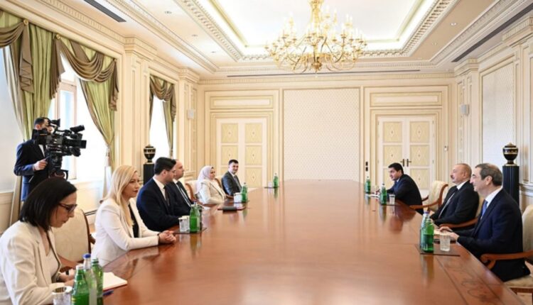 Kryetari i Kuvendit, Afrim Gashi takohet me Presidentin e Azerbajxhanit