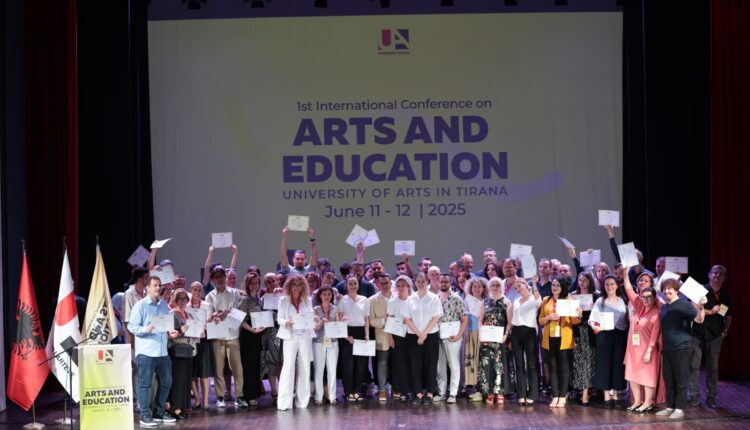 Fakulteti i Arteve i Universitetit të Tetovës mori pjesë në Konferencën e Parë Ndërkombëtare mbi Artet dhe Edukimin (ICAE 2025)