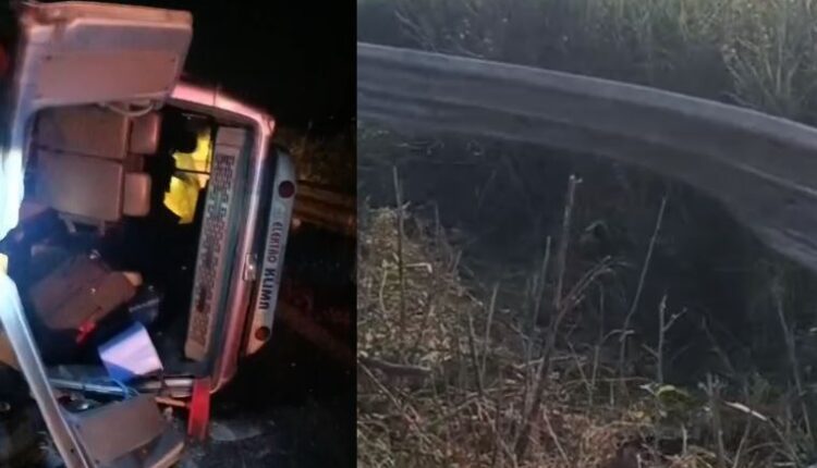 Aksident i frikshëm në Lushnje/ Benz-i merr para furgonin me pasagjerë, përfundon në kanal dhe përfshihet nga flakët