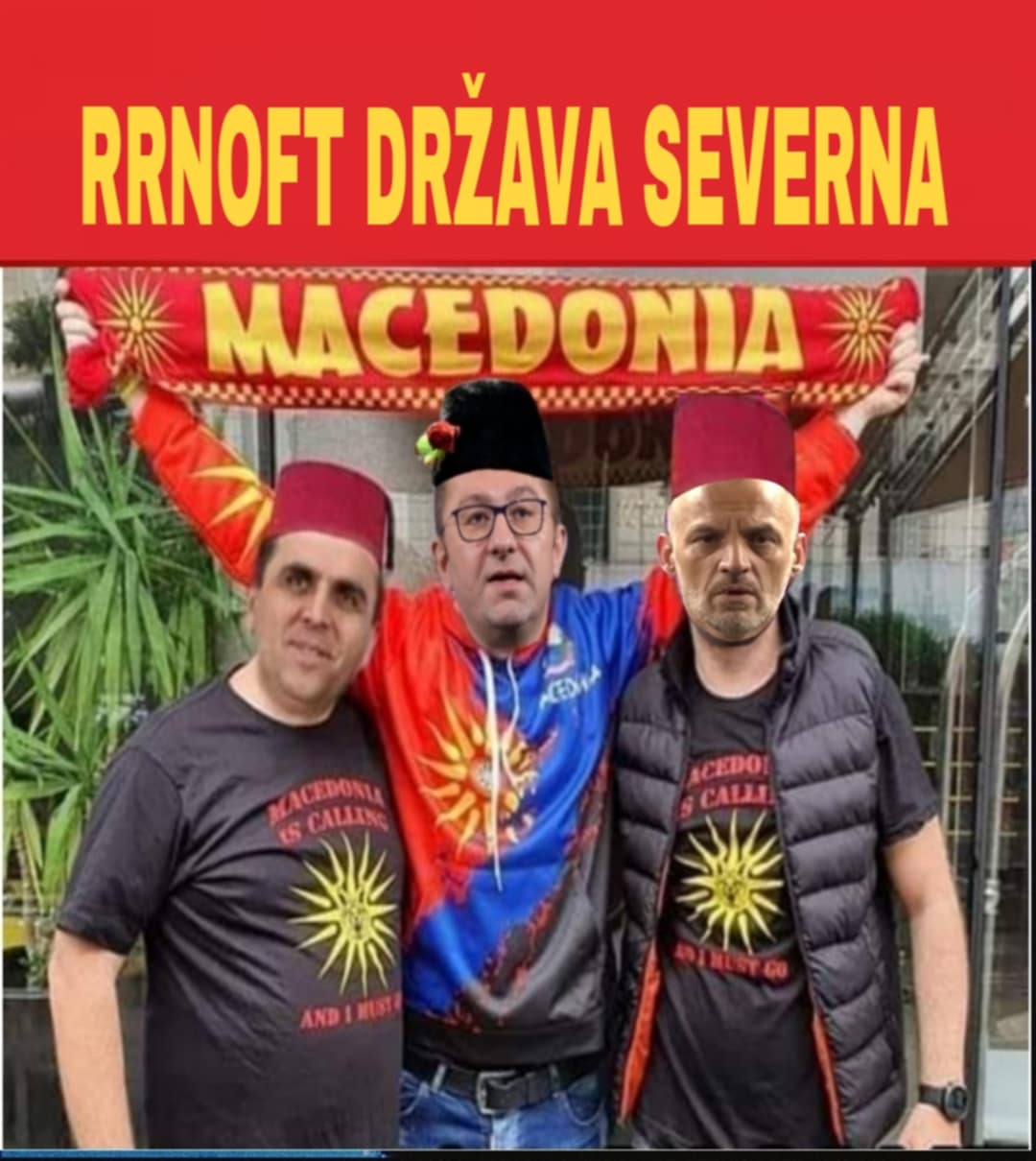 Rrnoft “država Severna Makedonija”!