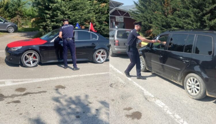 Ndeshja Shqipëri-Serbi, policia shqiptare shpërndau ujë për tifozët nga Maqedonia e Veriut