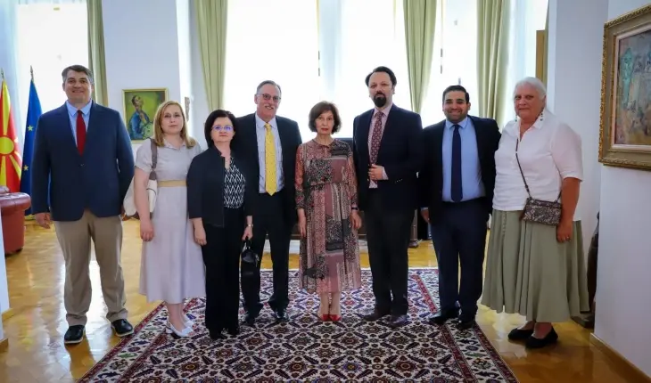 Siljanovska Davkova ka pritur profesorë amerikanë dhe maqedonas, të cilët bashkëpunojnë në fushën e arkeologjisë