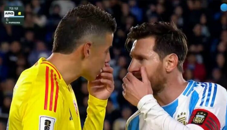 “Ti the se na ndihmuan në finale”, Messi i ashpër me James Rodriguezin gjatë ndeshjes Argjentinë-Kolumbi