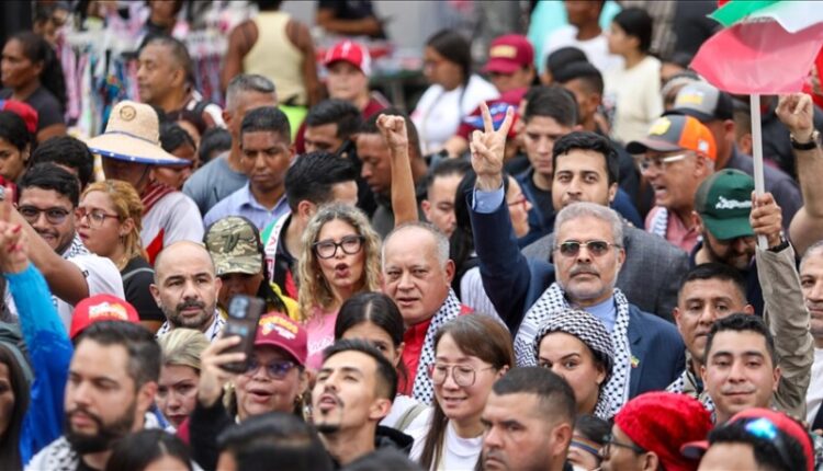 Venezuelë, marshim në mbështetje të paqes dhe kundër luftës në Lindjen e Mesme